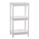Badrumshyllor Ballete Vit Plast 35,5 x 23 x 75 cm