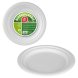Tallriksset Best Products Green Sockerrr  17 cm Vit Biologiskt