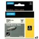 Laminerat Band till Etikettskrivare Rhino Dymo ID1-12 Vit Svart