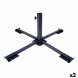 Parasollfot Aktive 86 x 34 x 86 cm Svart Metall (2 antal)