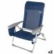 Strandstol Aktive Slim Hopfllbar Marinbl 47 x 87 x 58 cm (2 an