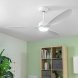 Takflkt med LED-ljus och 3 ABS-blad Flaled InnovaGoods Vit 36 W