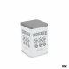 Burk Quttin COFFEE Metall 10,5 x 10,5 x 15 cm (12 antal)