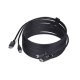 Kabeladapter Startech DU12210-KVM-CABLE Svart