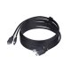 Kabeladapter Startech HU12210-KVM-CABLE Svart