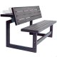 Bnk med ryggstd Lifetime Bord Gr Convertible