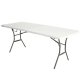 Fllbord Lifetime Vit 185 x 74 x 76 cm Stl Plast