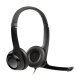H�rlurar med Mikrofon Logitech 981-000406 Svart