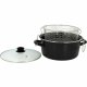 Stekpanna med Korg TheKitchenette 3645580 Svart Glas Stl Bakeli