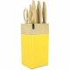Knivset Menastyl Gul polypropen 6 Delar (6 antal)