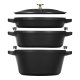 Kastrull Zwilling La Cocotte Svart Gjutjrn 1 Delar  24 cm 1 kg