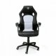 Spelstol Nacon PCCH-310WHITE Vit Svart Svart/Vit