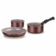 Kastrullset Arthur Martin AM2503 Rdbrun