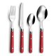 Bestickset Amefa Saxo Metall Dvobarvna 16 Delar (25 cm)