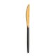 Knivset Amefa Soprano Svart Gyllene Metall Rostfritt stl 12 ant
