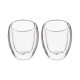 Set med kaffekoppar Secret de Gourmet Transparent Glas 70 ml