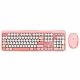 Tangentbord och Mus Mobility Lab Pure Color Rose Azerty Franska