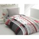 Tckslagsset HOME LINGE PASSION Bl Vit rouge 140 x 200 cm Sng