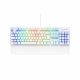 Mekaniskt tangentbord The G-Lab KEYZ RUBIDIUM Vit Azerty Franska