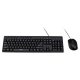 Tangentbord och Mus Bluestork BSPACKFIRSTII Svart Franska AZERTY