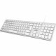 Tangentbord Bluestork Vit Franska AZERTY