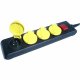 Ellist 4 Tomas-uttag med brytare GAO (1,5 m)