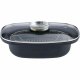Stekpanna med Korg GSW 414593 Svart Glas Rostfritt stl Emaljera
