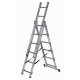 Hoppvikbar trappstege, 6 steg Krause 30368 Silvrig Stl