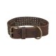 Hundhalsband Trixie Rustic Mrkbrun S-M