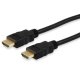 Kabel HDMI Equip 119350 1,8 m Svart Gyllene