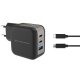 Vggladdare Conceptronic 120550703101 Svart 67 W