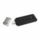 USB-minne Kingston DT70/128GB usb c Svart 128 GB