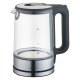 Vattenkokare Feel Maestro MR-053-BLACK Svart Transparent Silvrig