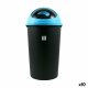 Papperskorg Tontarelli Big hoop Bl Svart 50 L 39 x 39 x 72 cm (