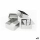 Set med Formar fr Bakverk Quttin Silvrig Rostfritt stl 4 Delar