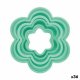 Set med Formar fr Bakverk Wooow Silikon 5 Delar 9,5 cm (36 anta