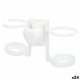 Strandparasoll med mugghllare Aktive 23 x 12 x 8 cm (24 antal)