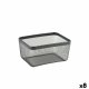 Multifunktionell korg Confortime Svart Metall 30,5 x 23 x 15,2 c