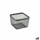 Multifunktionell korg Confortime Svart Metall 24,5 x 24,5 x 17 c