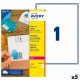 Etiketter till Skrivare Avery L4610 Vit 25 Blad 199,6 x 289,1 mm