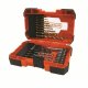 Set med borrkrona och spikar Black & Decker A7235-XJ Plast 27 De