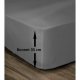 Underlakan Lovely Home Gr Mrkgr Dubbelsng 140 x 190 cm