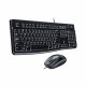 Tangentbord med optisk mus Logitech 920-002562 Svart Engelska QW