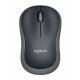 Trdls Mus Logitech M185 Svart Gr Svartvit 1000 dpi