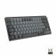 Bluetooth Tangentbord Logitech 920-010780 Engelska EEUU Svart Gr
