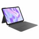 Fodral till L�splatta Logitech iPad Pro Svart Gr� Grafit AZERTY