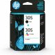 Original Bl�ckpatron HP 6ZD17AE Svart/Cyan/Magenta/Gul
