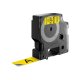 Sjlvhftande etiketter Dymo S0720880 Svart/Gul 7 m