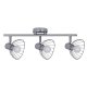 Taklampa Activejet AJE-GIZEL 3P Silvrig Metall 40 W