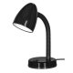 Skrivbordslampa Activejet AJE-BILL Black Svart 60 W